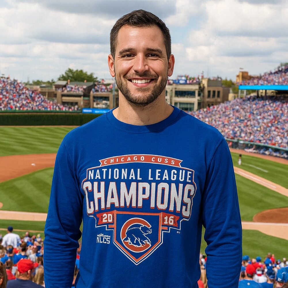 MLB Chicago Cubs 2016 National League Champions Blue Long Sleeve Shirt UNISEX‎ S